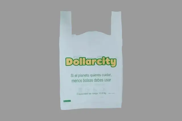 Bolsas plásticas con manijas reforzadas, ideales para comercios