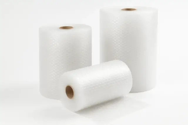 Rollos burbuja ideales para embalaje y protección de productos durante transporte y almacenamiento